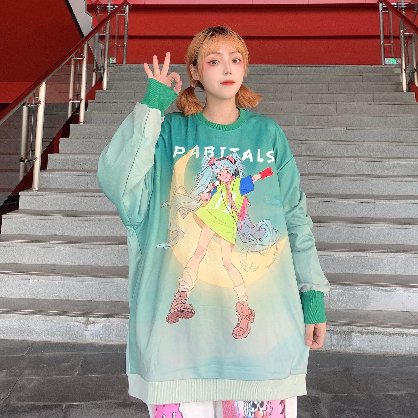 Moon Girl Long Sleeve Sweatshirt