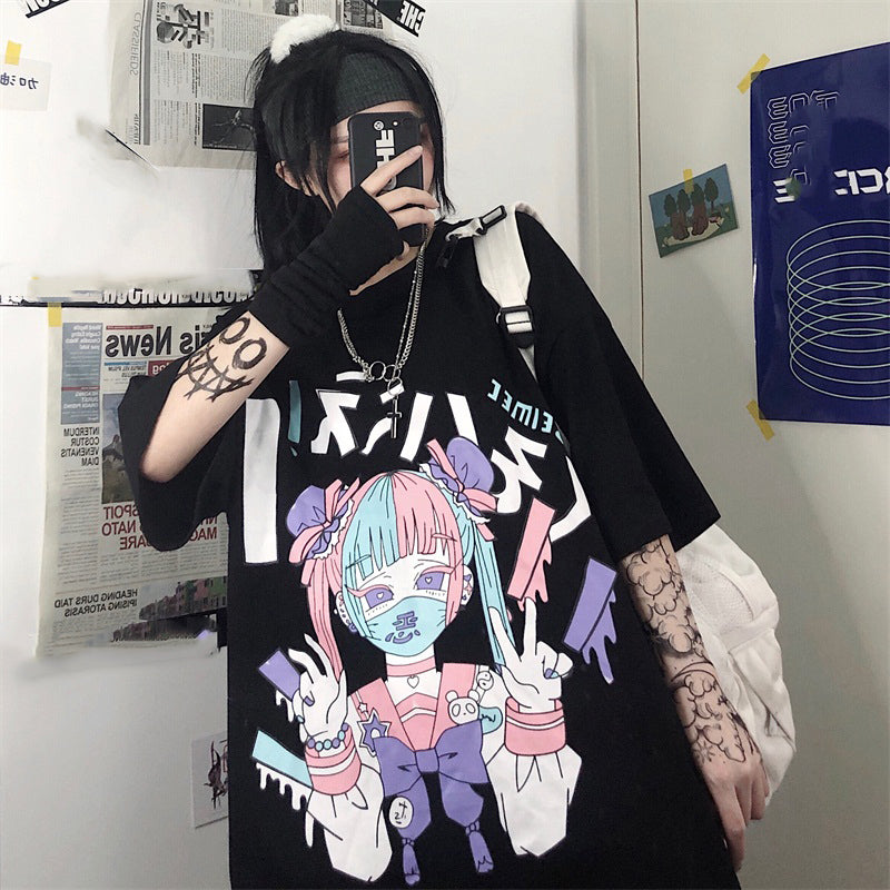 Anime loose T-shirt