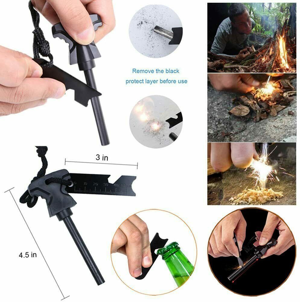 14-In-1 Outdoor Emergency Survival Kit Camping Hiking Tactical Gear ...